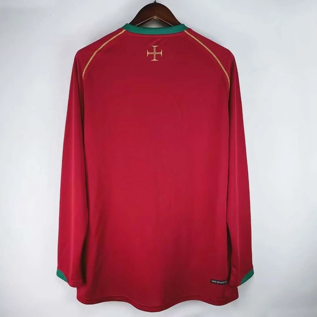 Retro Portugal 2006 Home Long Sleeve Fan