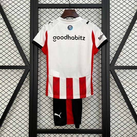 Kids PSV Eindhoven 2025/2026 Home - Fan Version Kit