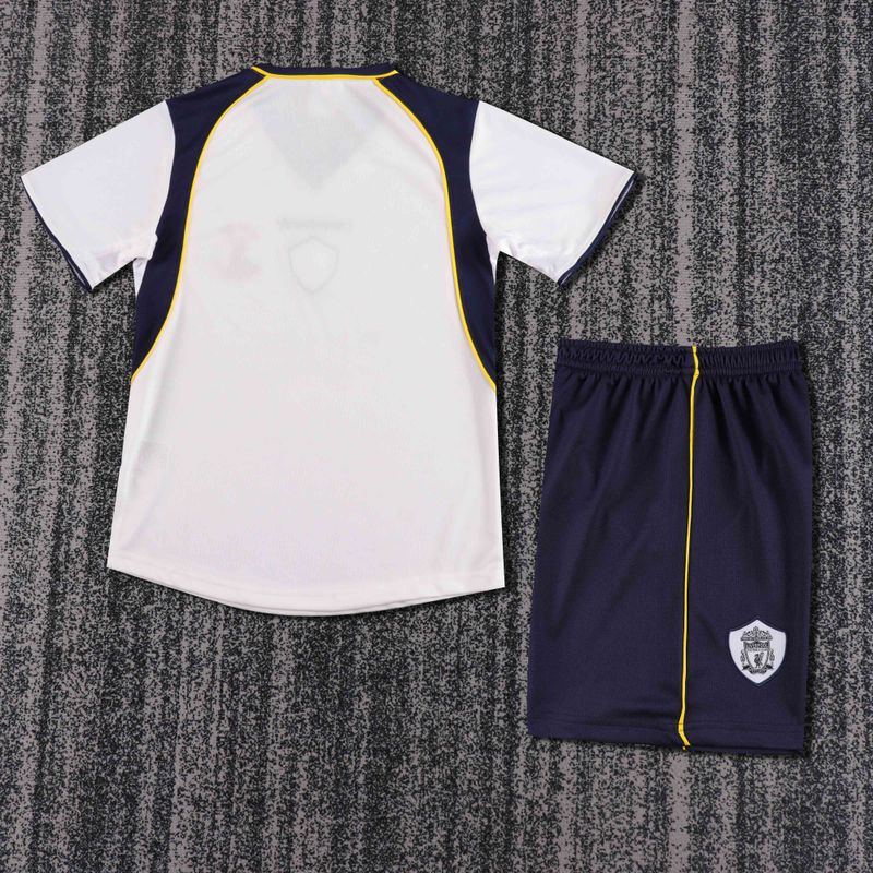 Enfant Rétro Liverpool FC 2001-2002 Extérieur Supporter