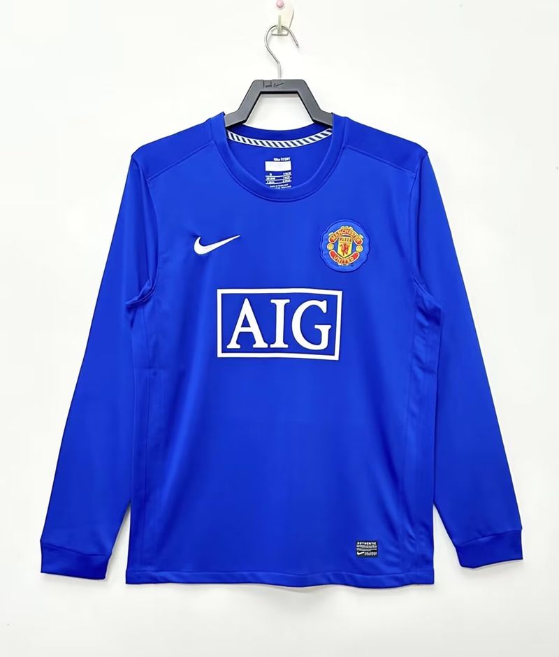 Manchester United FC Tercera Manga Larga 2008/2009 - Versión Aficionado [Adulto]