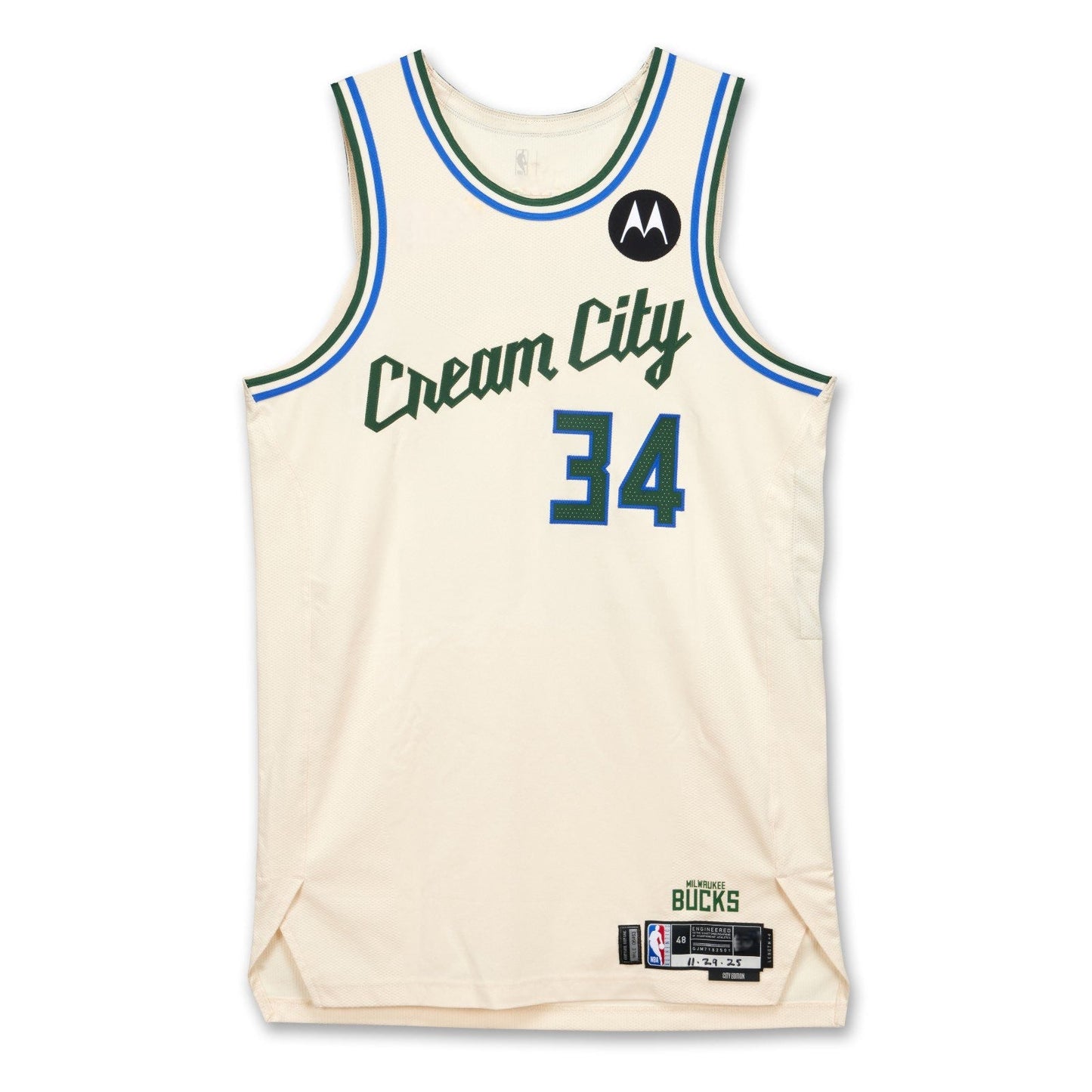 Milwaukee Bucks Édition Ville (25/26) - Giannis Antetokounmpo #34