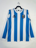 Camiseta Retro Argentina 1986 Local Manga Larga Aficionado