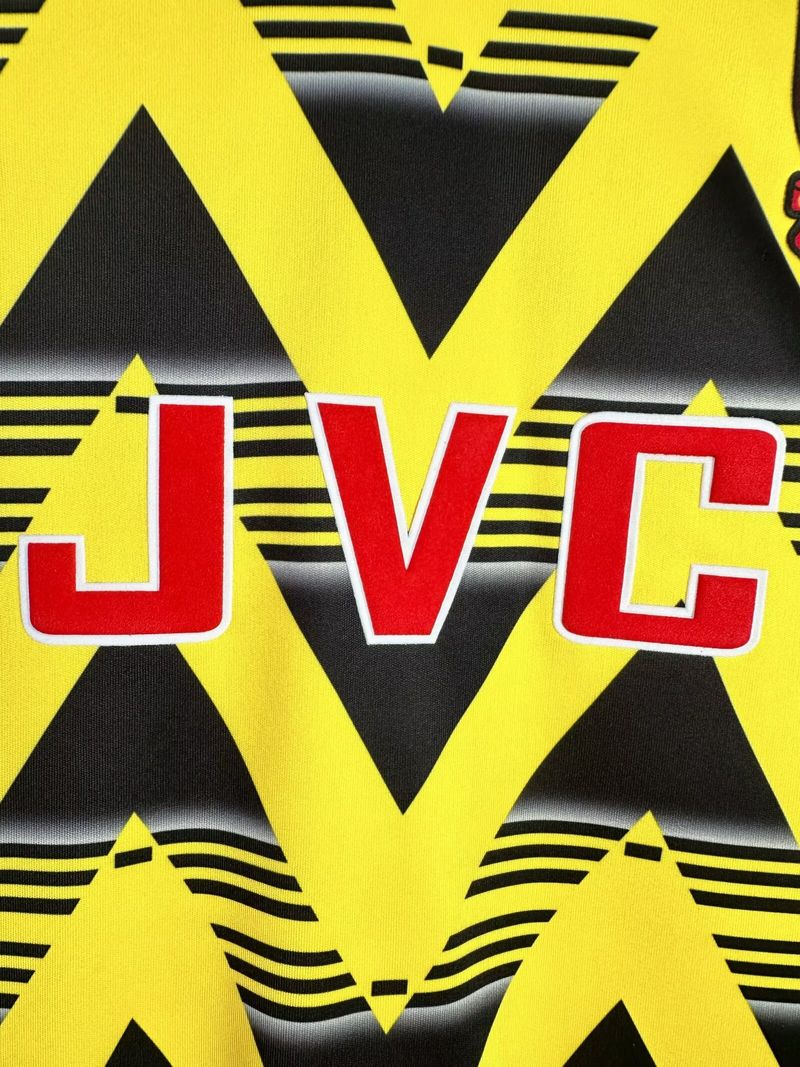 Arsenal FC 1991/1993 Camiseta Retro de Manga Larga Visitante - Fan [Adulto]
