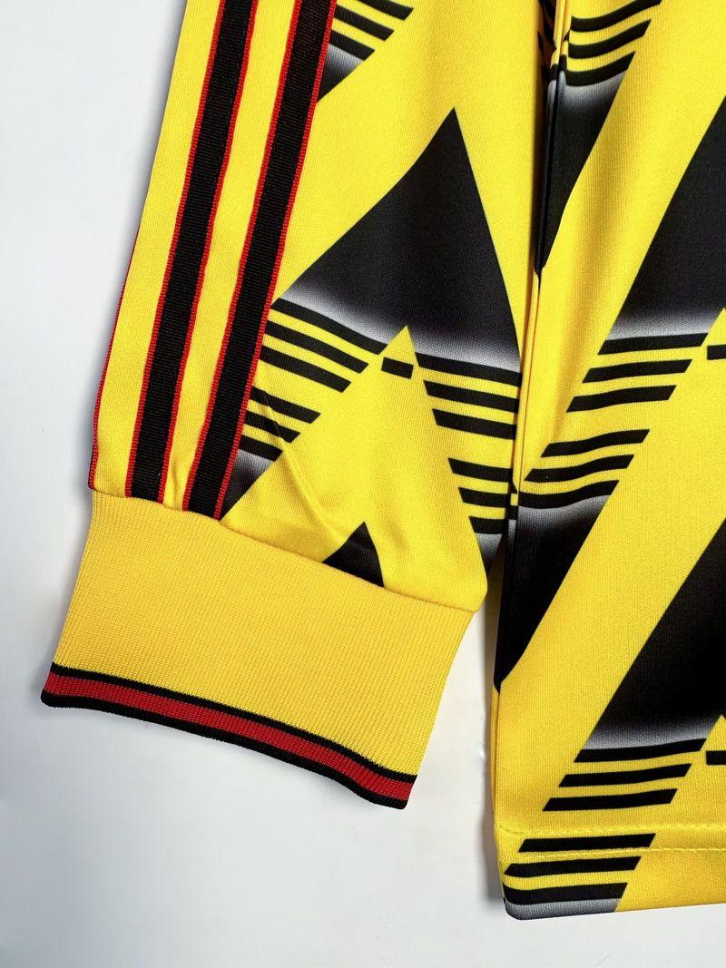 Arsenal FC 1991/1993 Camiseta Retro de Manga Larga Visitante - Fan [Adulto]