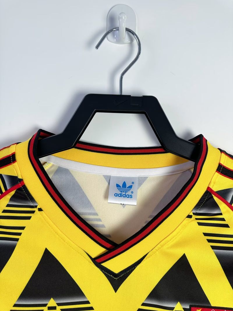 Arsenal FC 1991/1993 Camiseta Retro de Manga Larga Visitante - Fan [Adulto]