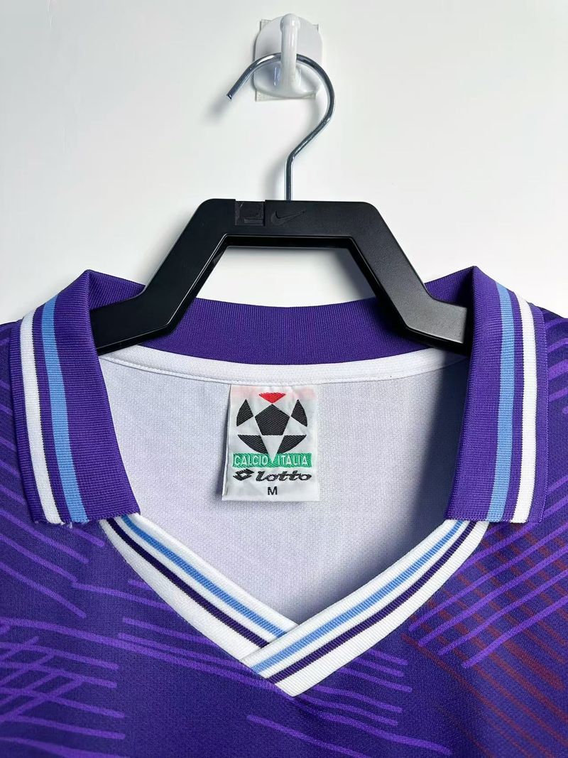 ACF Fiorentina 1992/1993 Home Long Sleeve - Fan Version [Adult]
