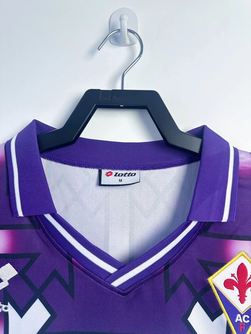 Maillot de foot Fiorentina extérieur 1992/1993 manches longues - Version Fan [Adulte]