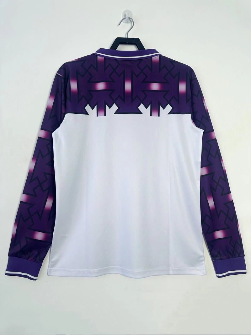 Maillot de foot Fiorentina extérieur 1992/1993 manches longues - Version Fan [Adulte]