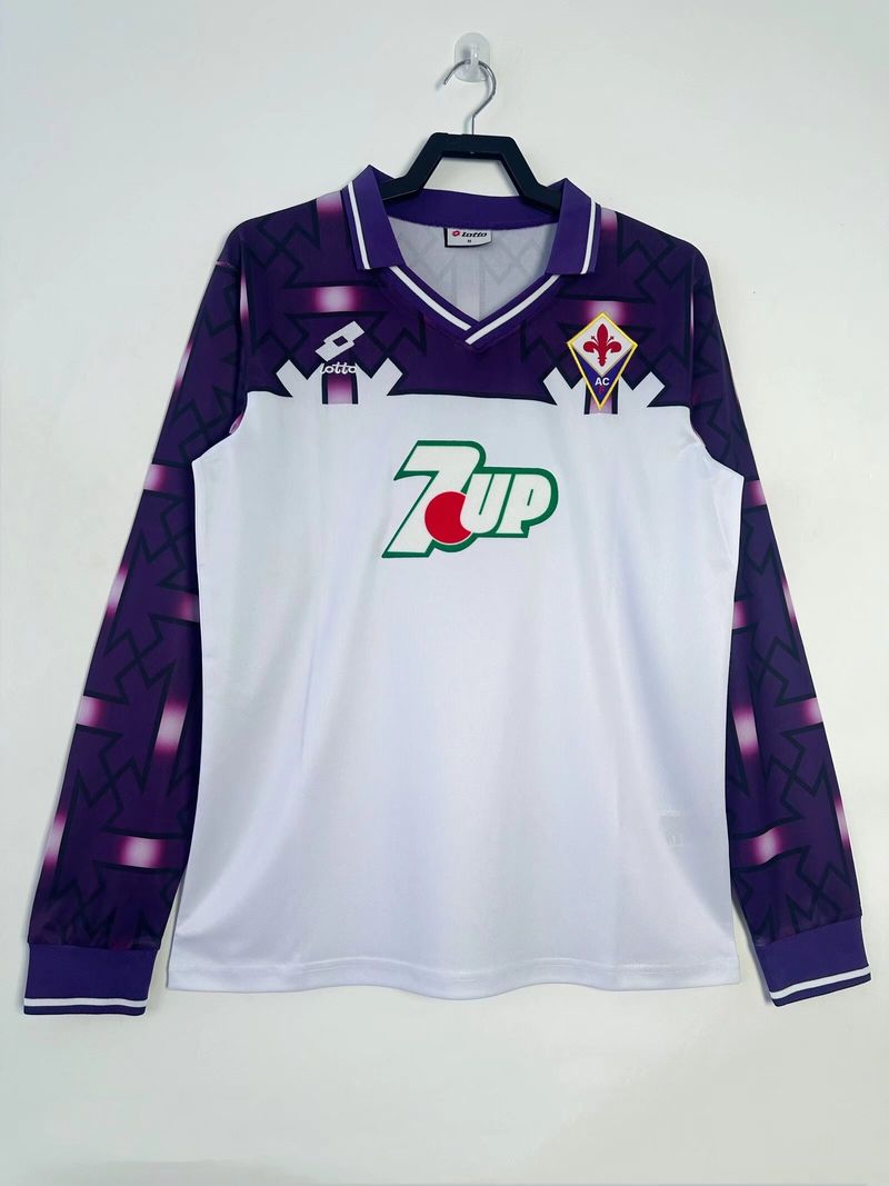 Maillot de foot Fiorentina extérieur 1992/1993 manches longues - Version Fan [Adulte]