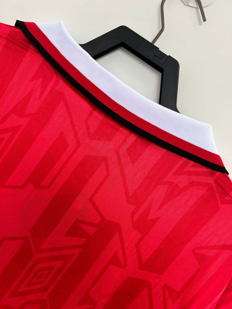 Maillot Manchester United 1992/1994 Domicile Manches Longues - Version Fan [Adulte]