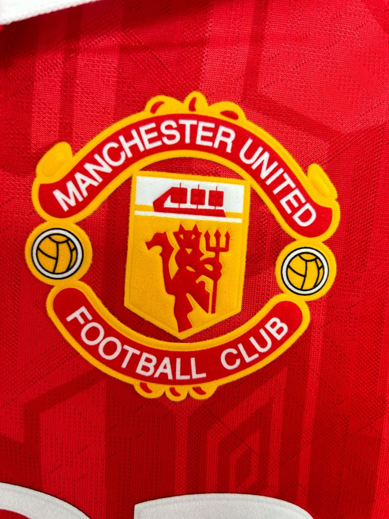 Maillot Manchester United 1992/1994 Domicile Manches Longues - Version Fan [Adulte]
