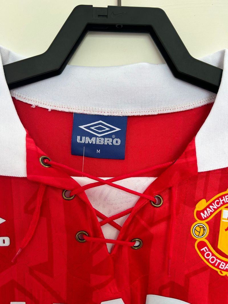 Maillot Manchester United 1992/1994 Domicile Manches Longues - Version Fan [Adulte]
