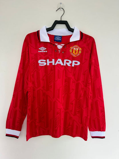 Manchester United 1992/1994 Home Long Sleeve - Fan Version [Adult]