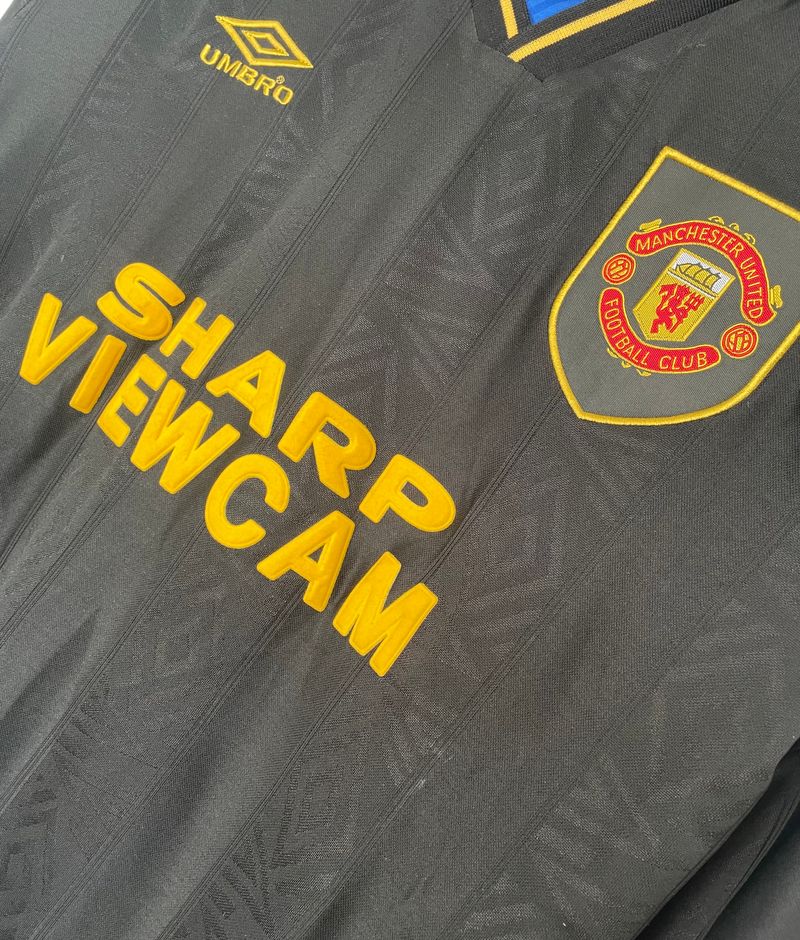 Maillot extérieur Manchester United 1993/1994 manches longues - Version supporter [Adulte]