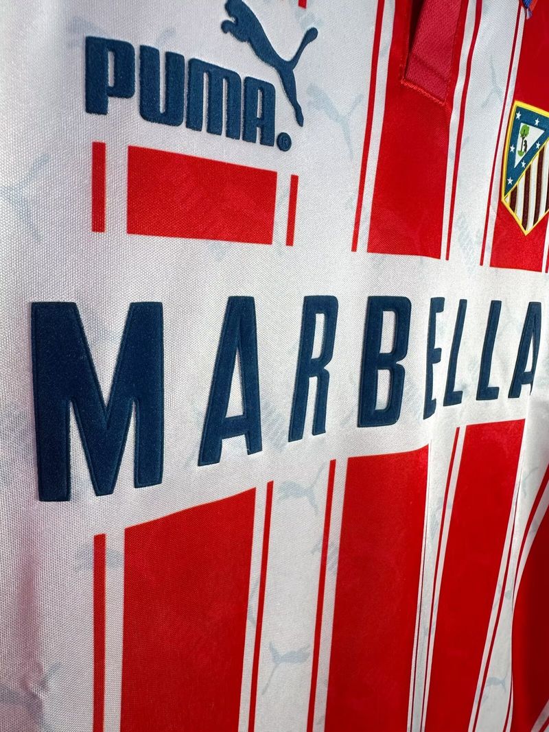Atlético Madrid 1994/1995 Home Long Sleeve - Fan Version [Adult]