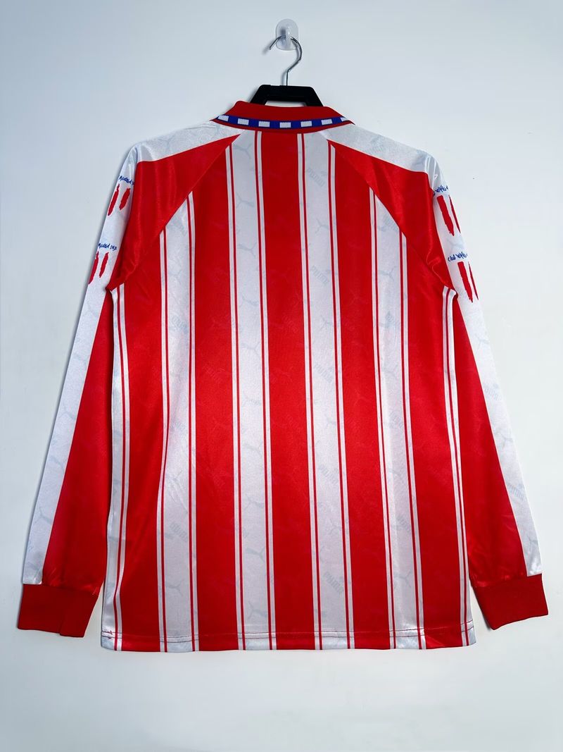 Atlético Madrid 1994/1995 Home Long Sleeve - Fan Version [Adult]
