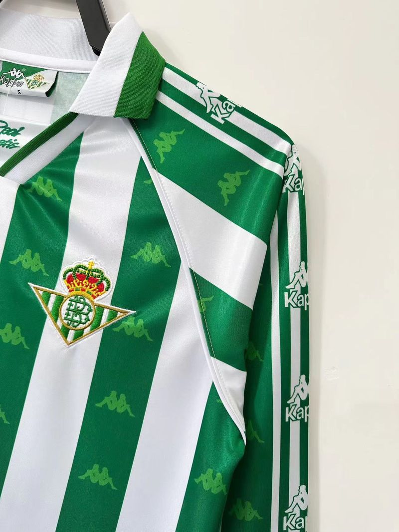 Real Betis 1995/1997 Retro Long Sleeve - Fan [Adult]