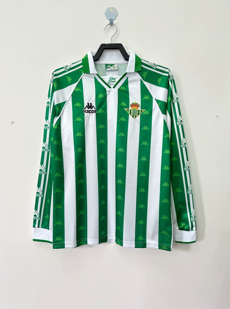 Real Betis 1995/1997 Retro Long Sleeve - Fan [Adult]