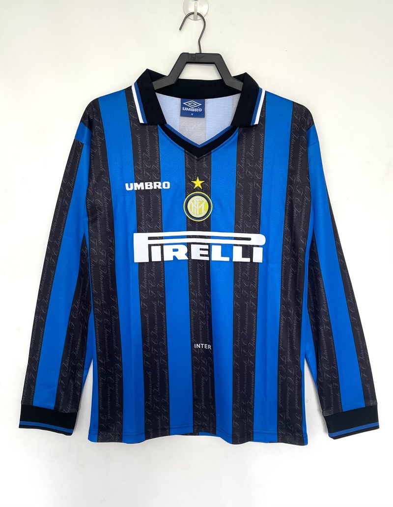 Inter Milan 1997/1998 Home Long Sleeve - Player Version [Adult]