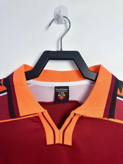 AS Roma 1998/1999 Home Long Sleeve - Fan Version [Adult]