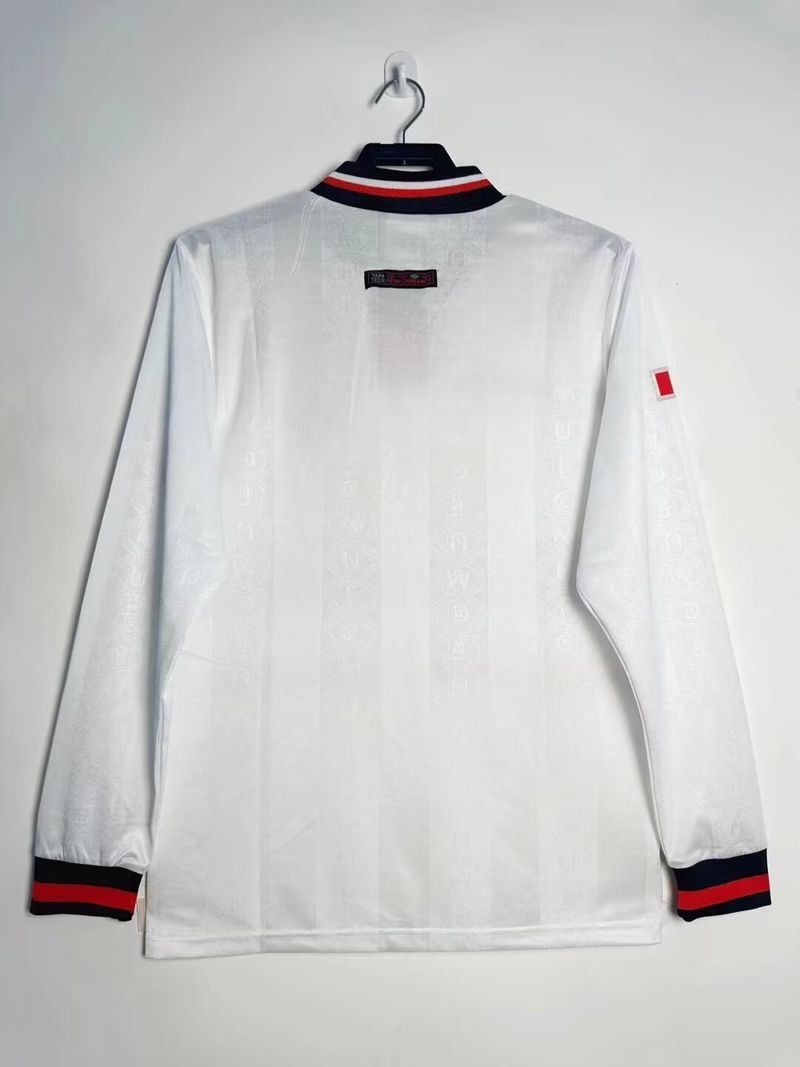 Manchester United 1998/1999 Visitante Manga Larga - Versión Fan [Adulto]