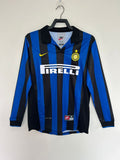 Inter Milan 1998/1999 Home Long Sleeve - Player Version [Adult]