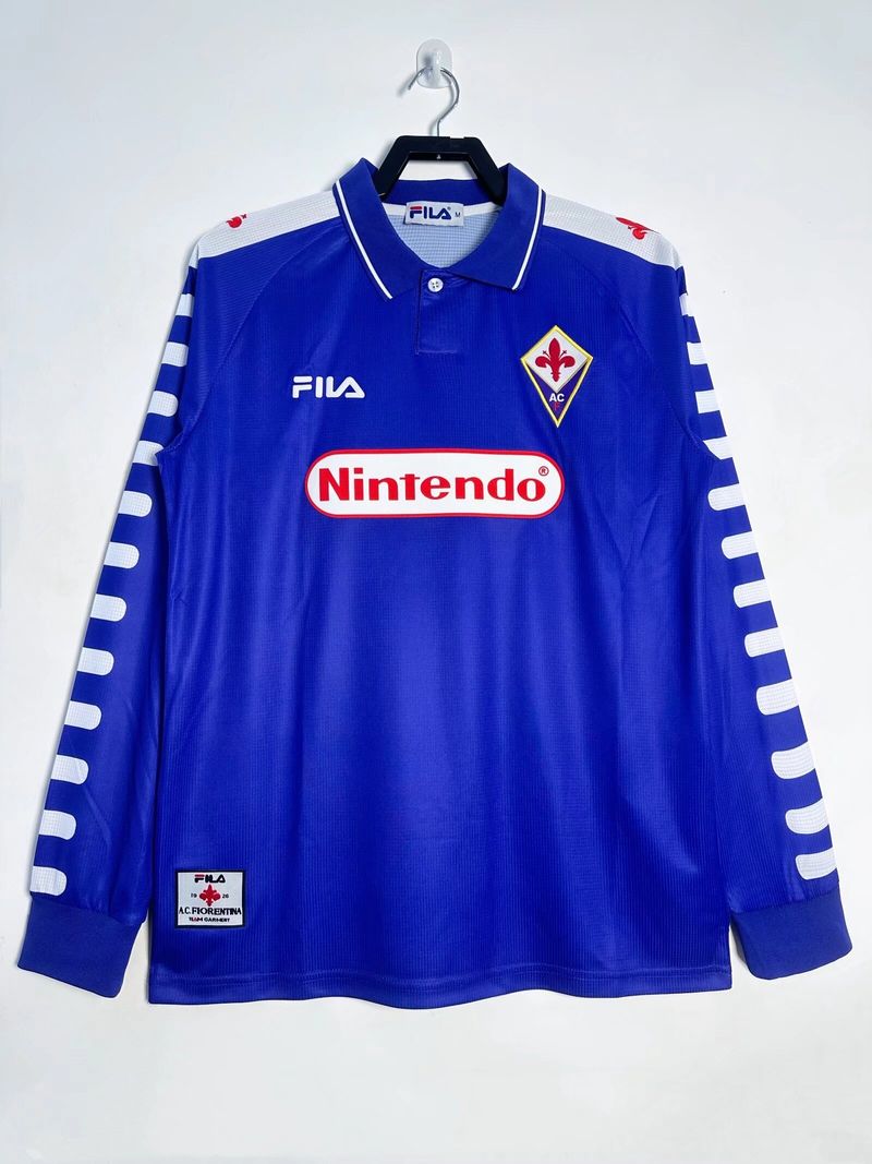 ACF Fiorentina 1998/1999 Domicile Manches Longues - Version Fan [Adulte]