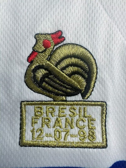 Retro France 1998 Away Long Sleeve Fan