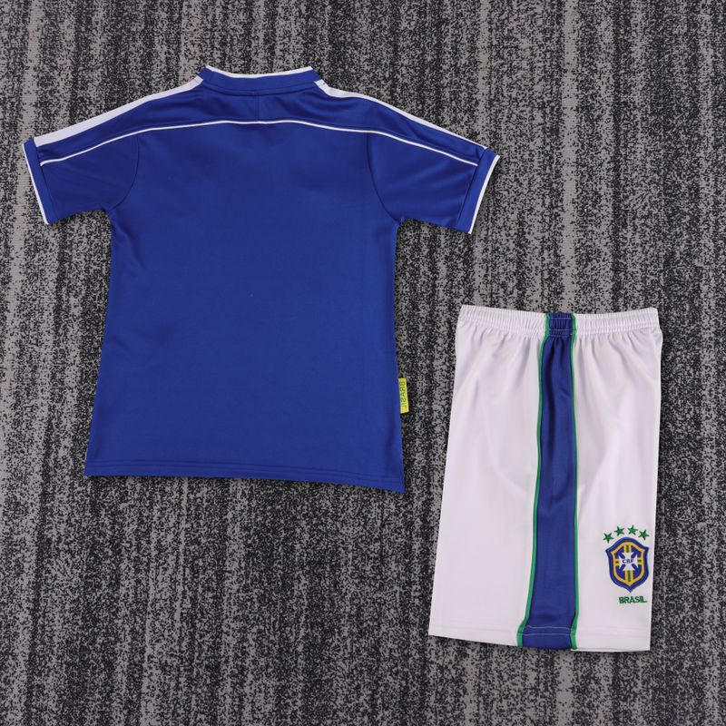 Retro Niños Brasil 1998 Aficionado Visitante