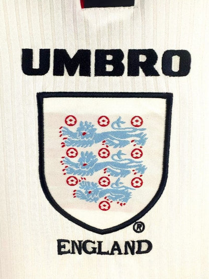 Retro Inglaterra 1998 Equipación Local Manga Larga Aficionado