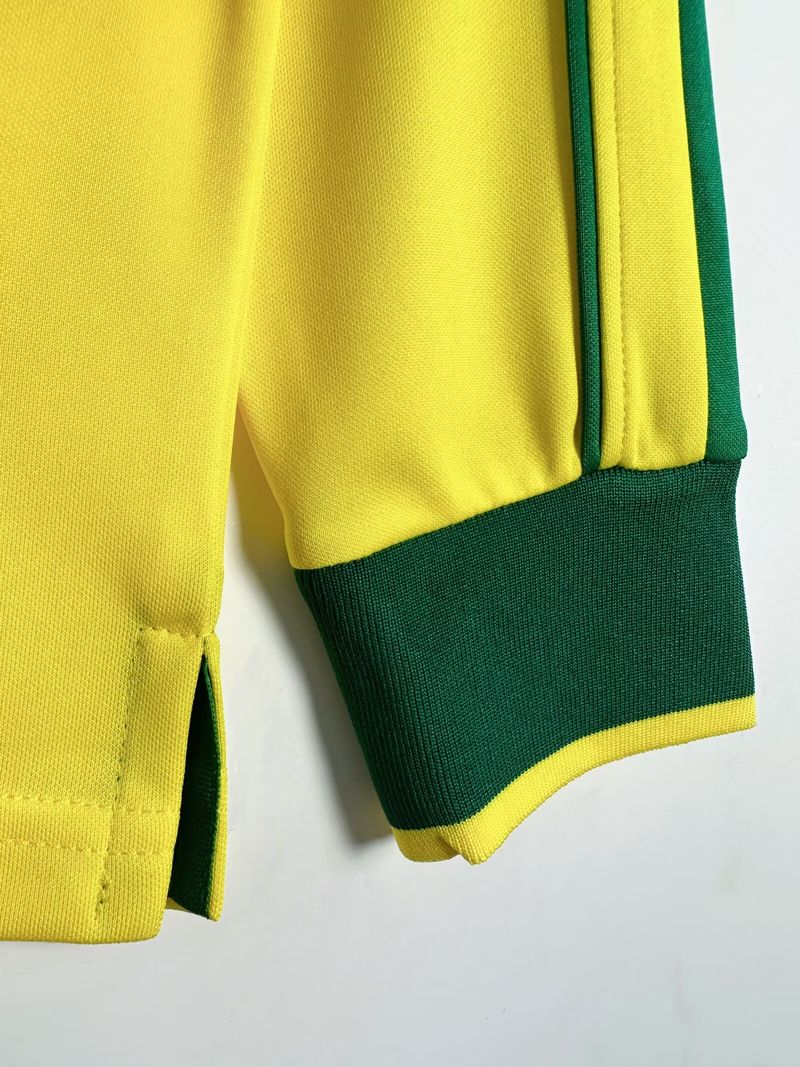 Camiseta Local Manga Larga Selección de Brasil 1998 - Aficionado [Adulto]