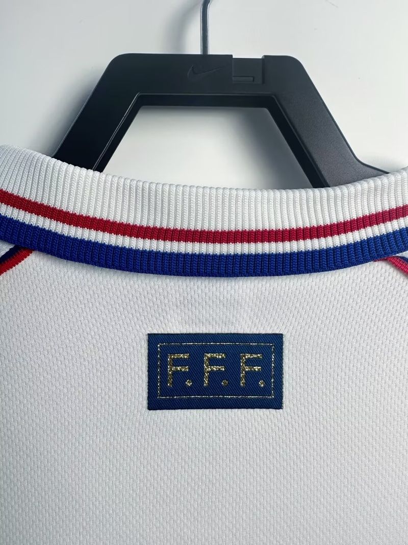 Retro France 1998 Away Long Sleeve Fan