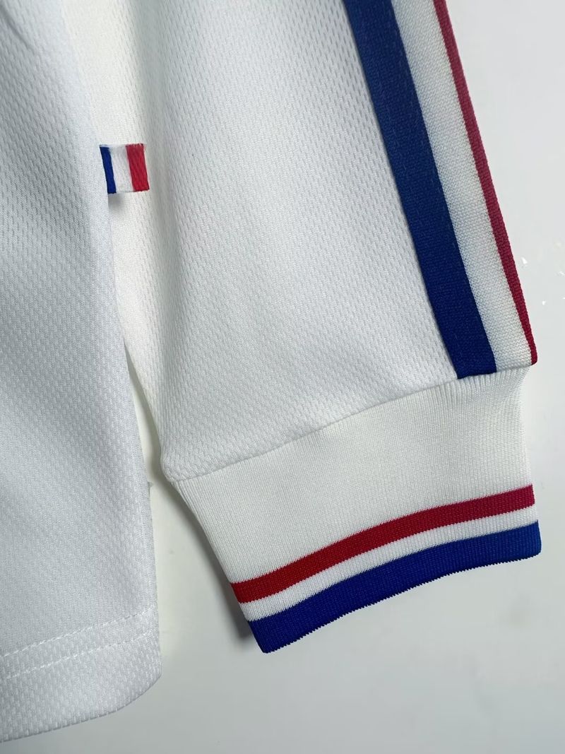 Retro France 1998 Away Long Sleeve Fan