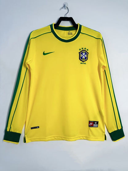 Brazil National Team 1998 Home Long Sleeve - Fan [Adult]