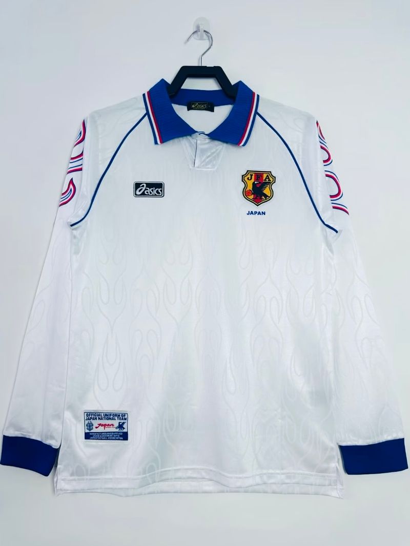 Camiseta Selección Nacional de Japón 1998 Visitante Manga Larga - Fan [Adulto]
