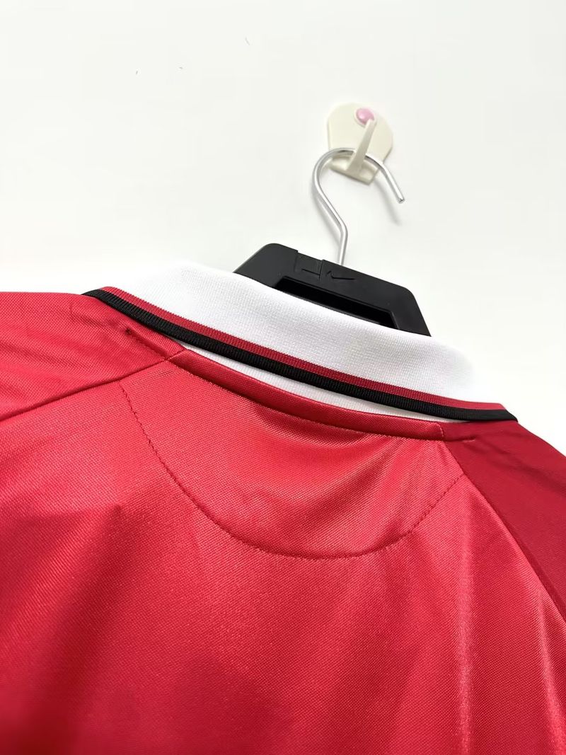 Manchester United 1999/2000 Domicile Manches Longues - Version Joueur [Adulte]
