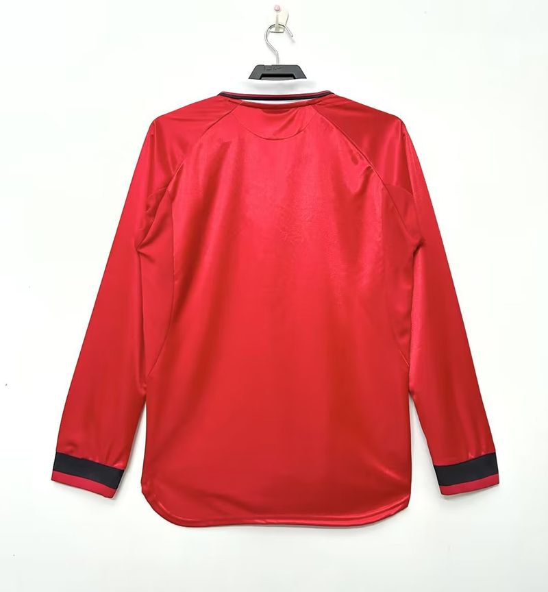 Manchester United 1999/2000 Domicile Manches Longues - Version Joueur [Adulte]