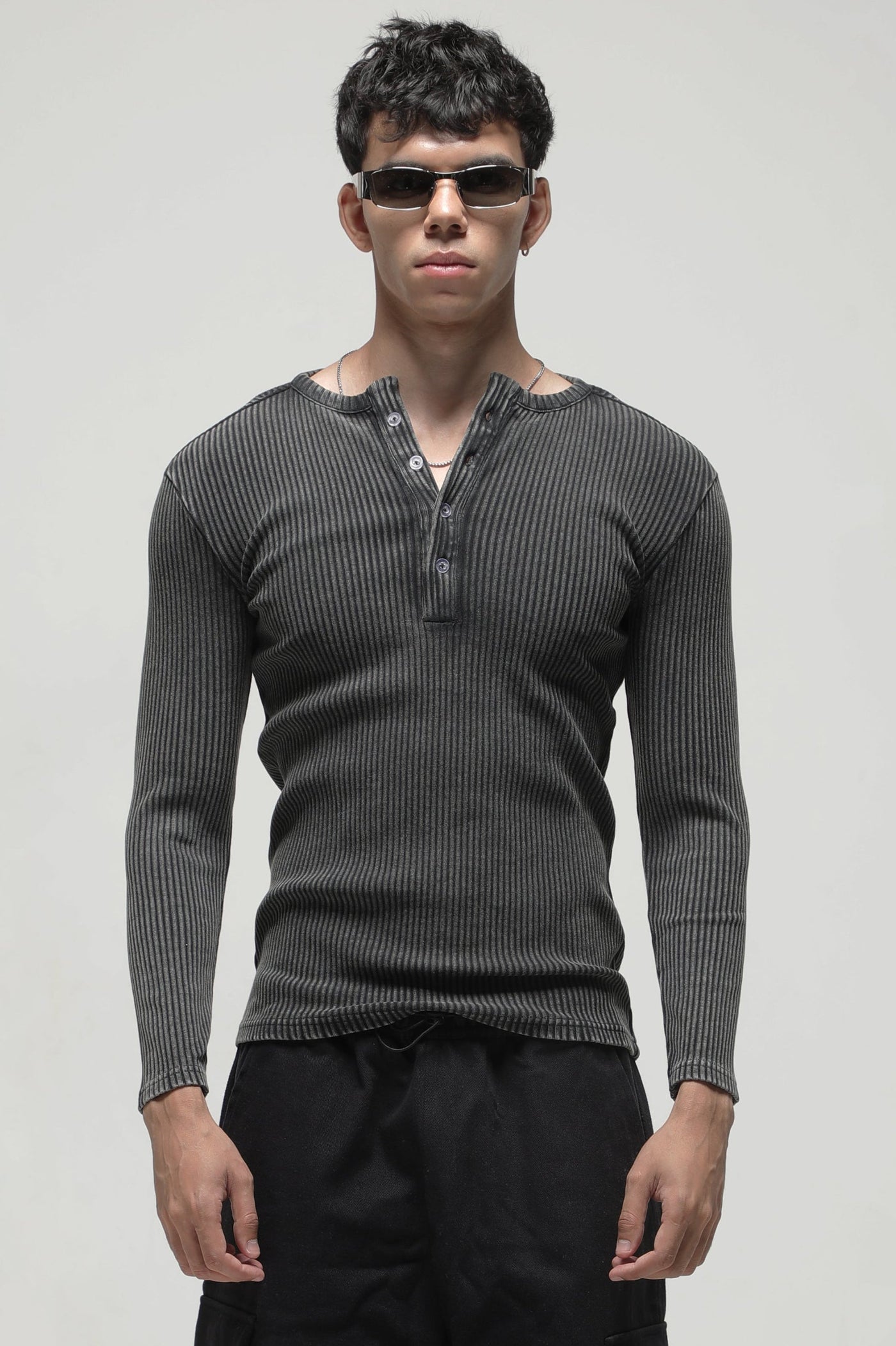 RX Ribbed Henley