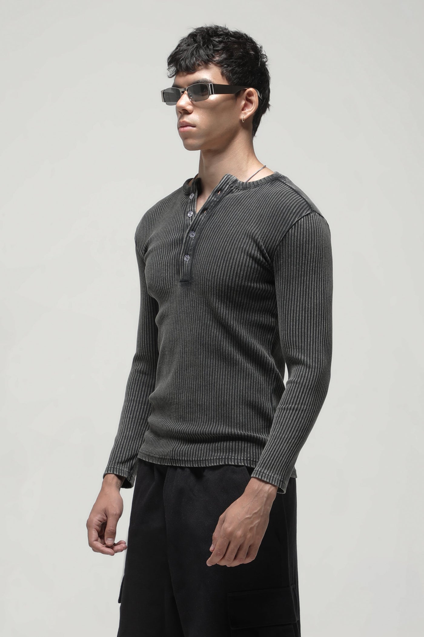 RX Ribbed Henley