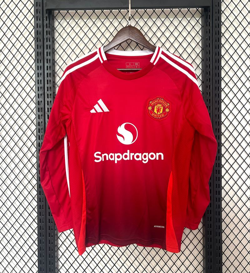 Manchester United FC 2024/2025 Home Long Sleeve - Fan [Adult]