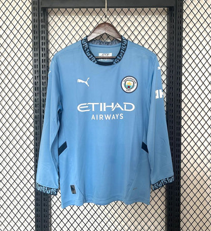 Manchester City FC 2024/2025 Home Long Sleeve - Fan [Adult]