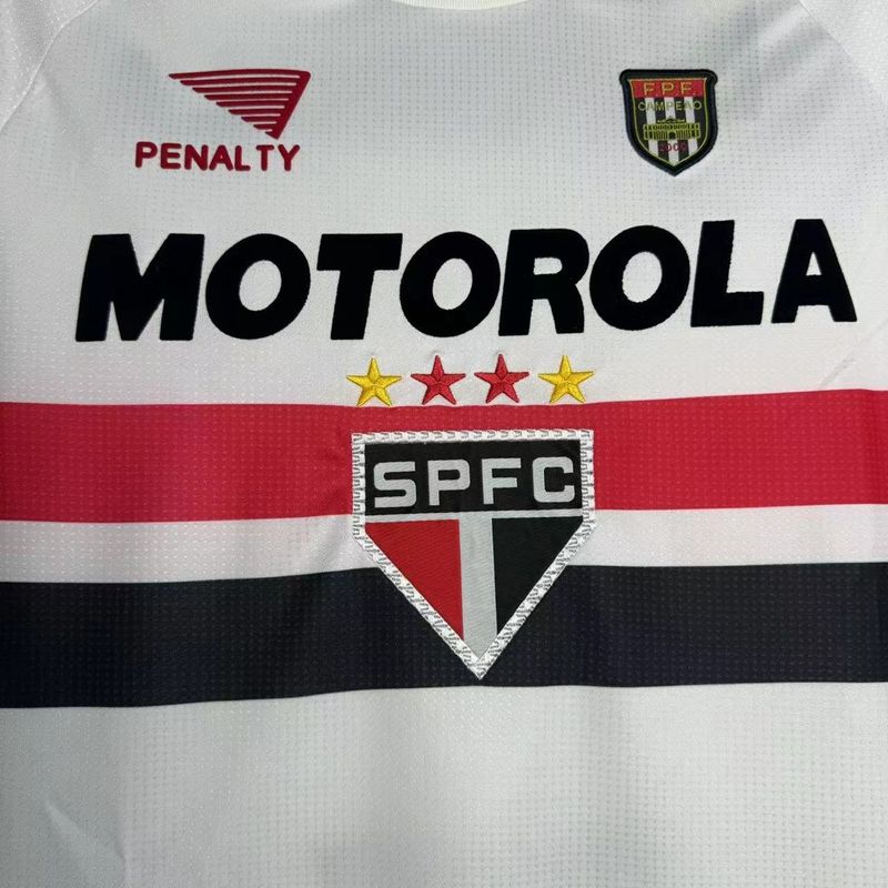 São Paulo FC 2000 Retro Local Cuello Redondo - Fan [Adulto]