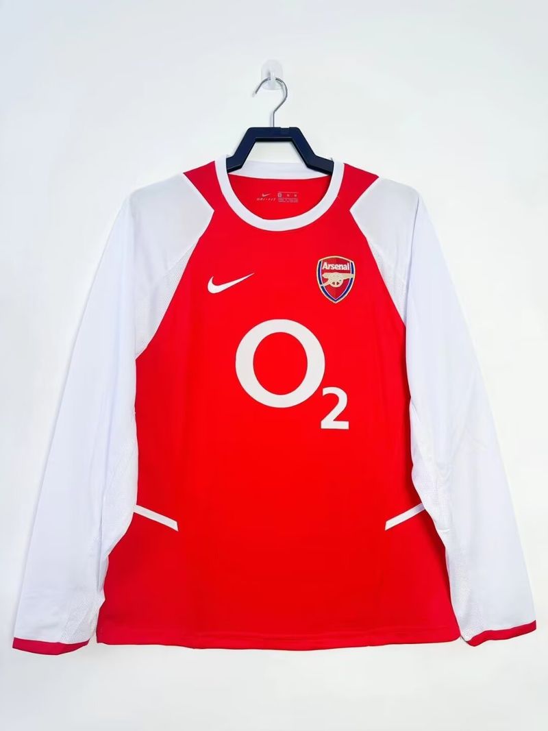 Arsenal FC 2002/2003 Local Manga Larga - Aficionado [Adulto]