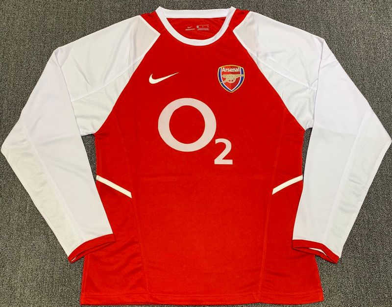 Arsenal FC 2002/2003 Local Manga Larga - Aficionado [Adulto]