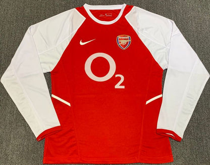 Arsenal FC 2002/2003 Home Long Sleeve - Fan [Adult]