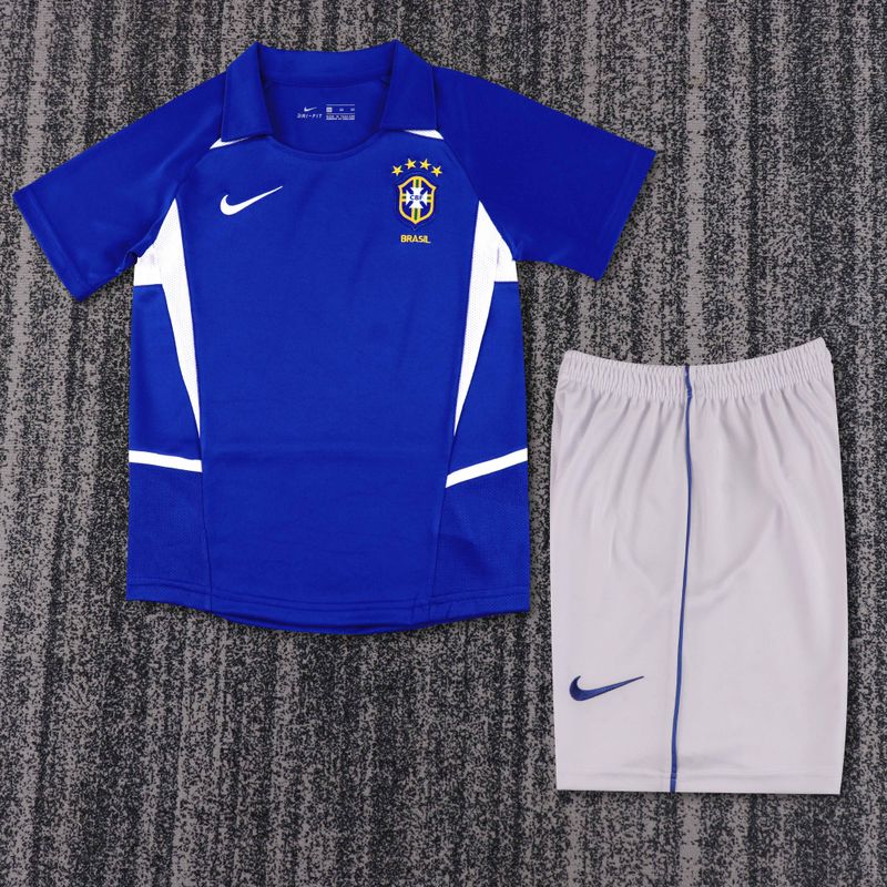 Retro Kids Brazil 2002 Away Fan