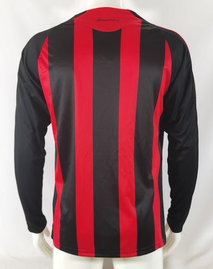 AC Milan 2008/2009 Home Long Sleeve - Fan Version Adult