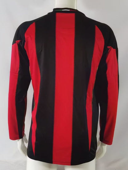 AC Milan 2010/2011 Home Long Sleeve - Fan Version Adult