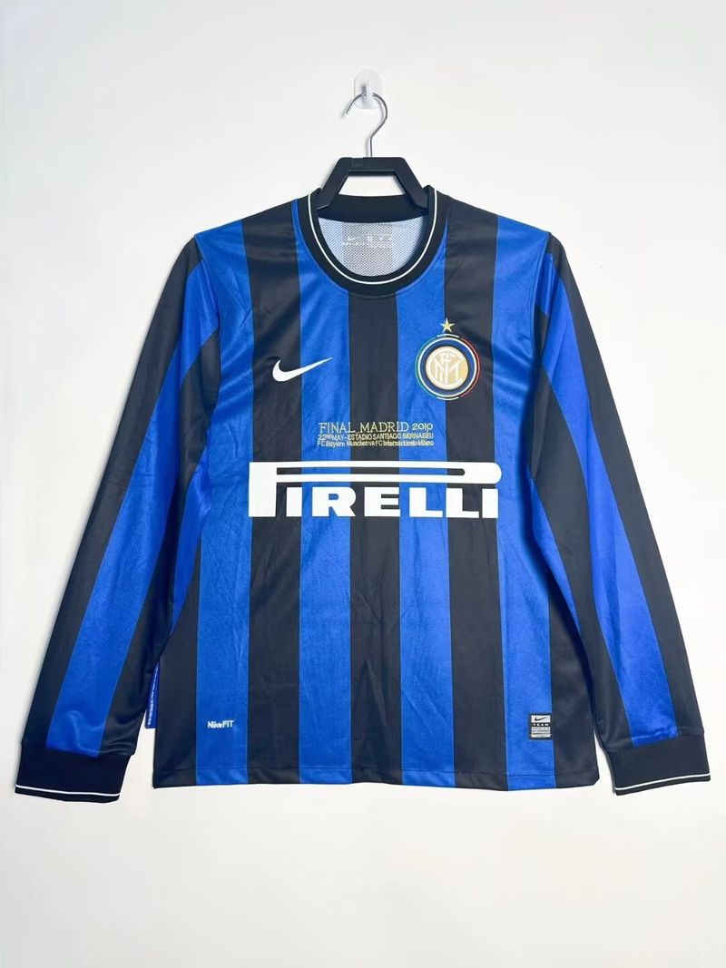 Inter de Milán 2010/2011 Local Manga Larga - Versión Fan [Adulto]