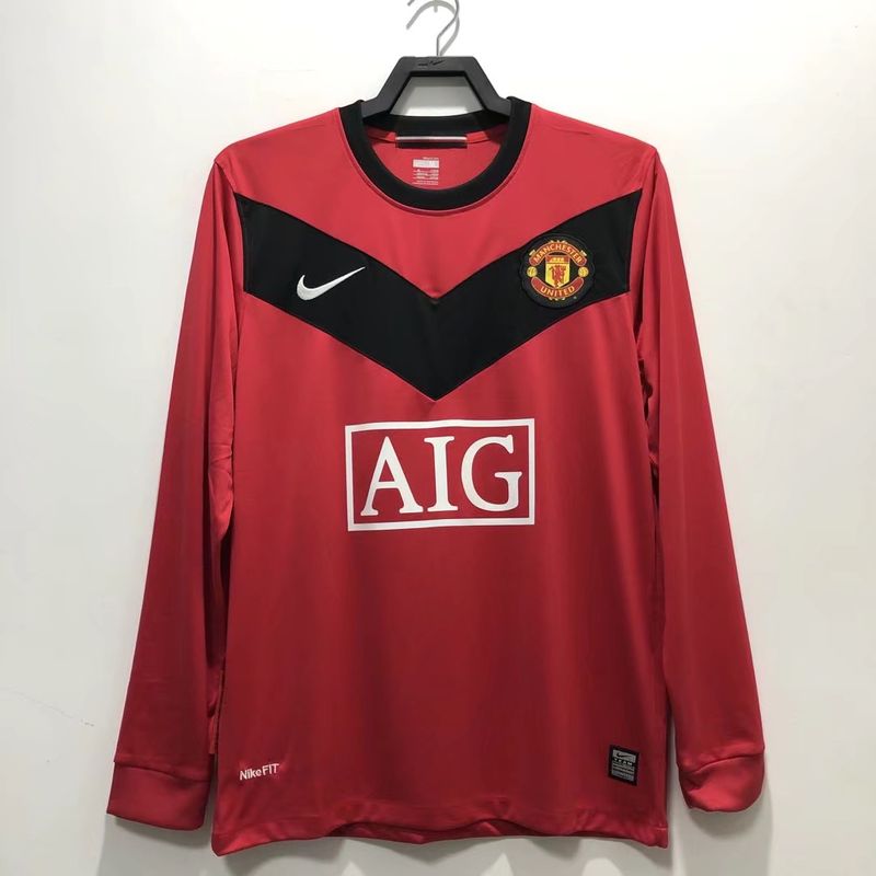 Maillot Domicile Manchester United 2010/2011 Manches Longues - Version Fan [Adulte]